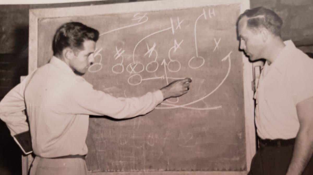 Gus Allen was an innovator as a football coach, but also not afraid to run a play until the opponent stopped it.