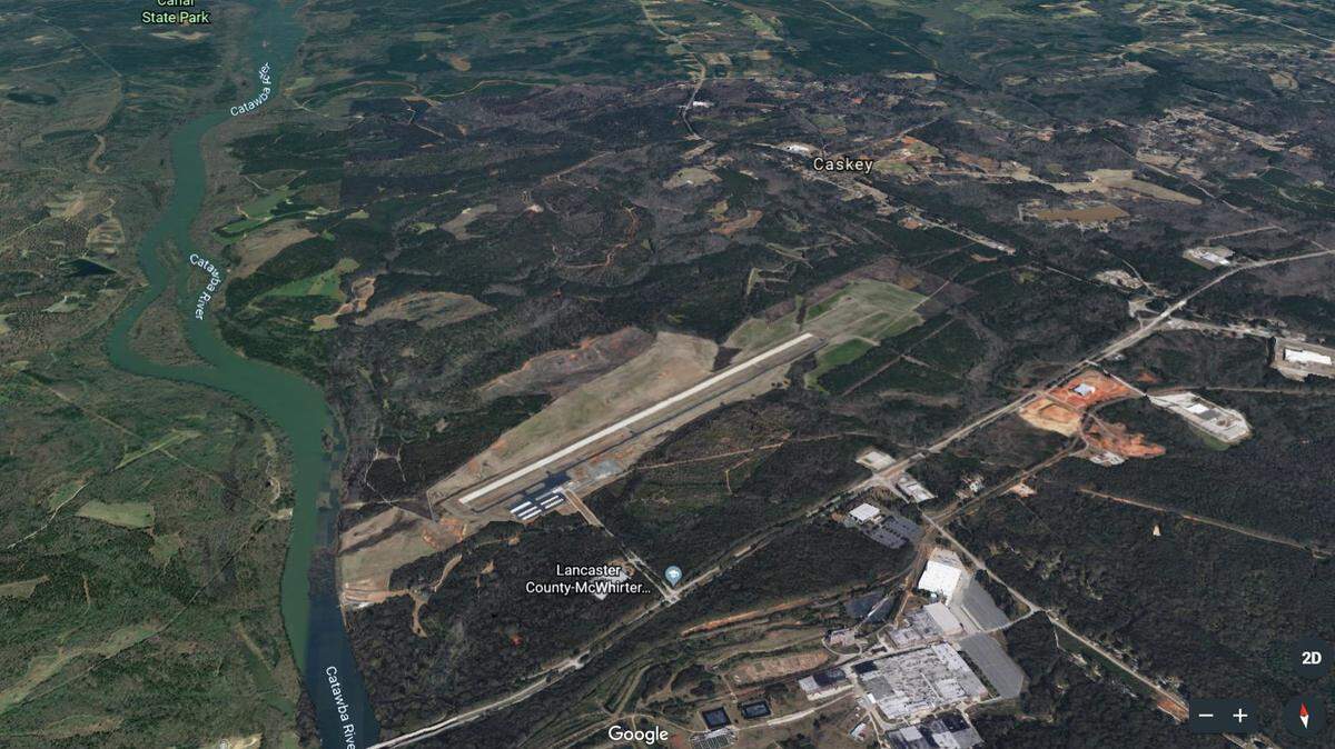 Property around the Lancaster County airport is one of several picked by Duke Energy for its site readiness program.