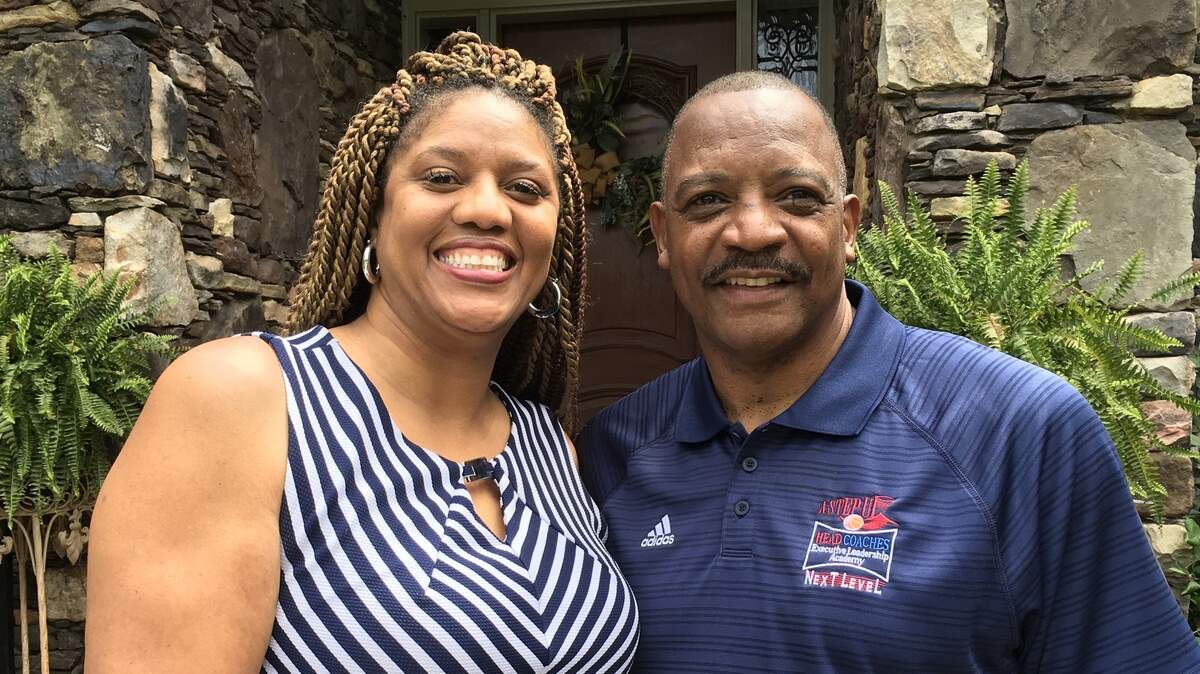 Felicia Hall Allen and her husband, Johnny.