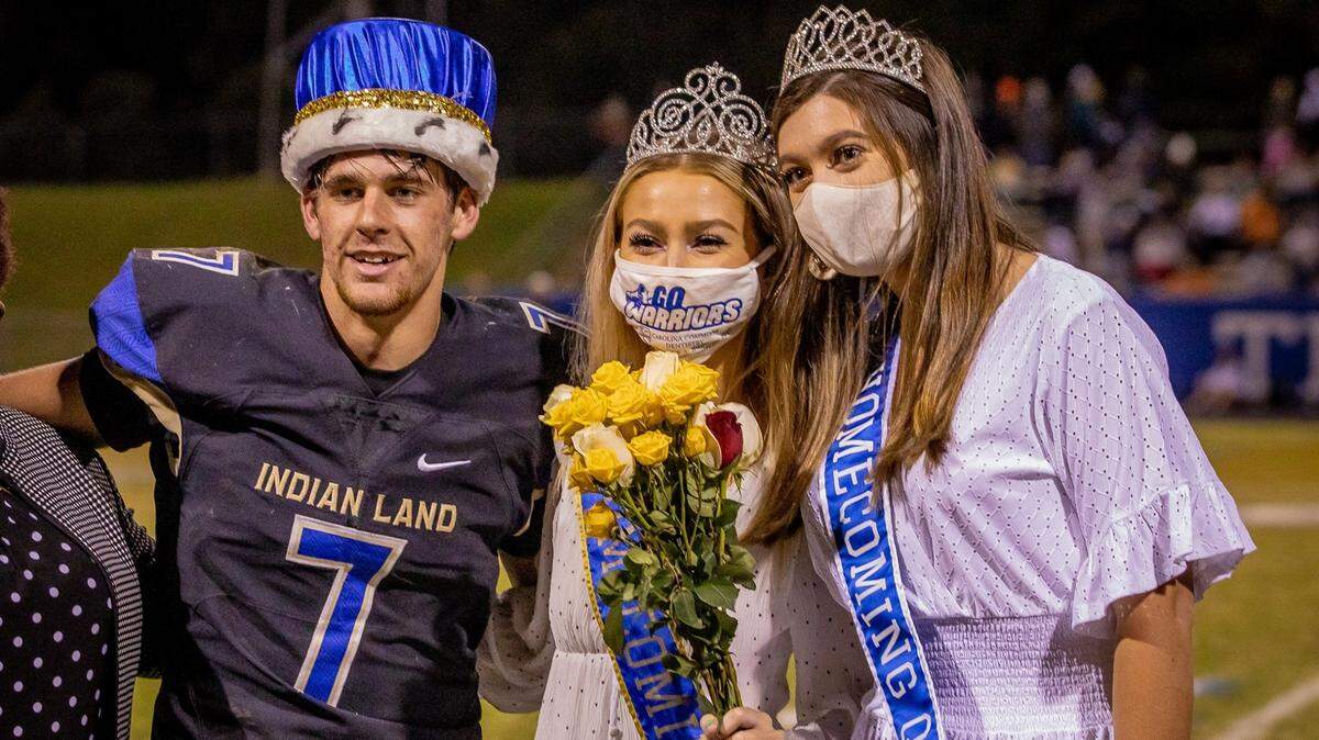 Caleb Gleason, left, is The Herald’s latest high school football player of the week. Voting for the award began Monday, Oct. 26.