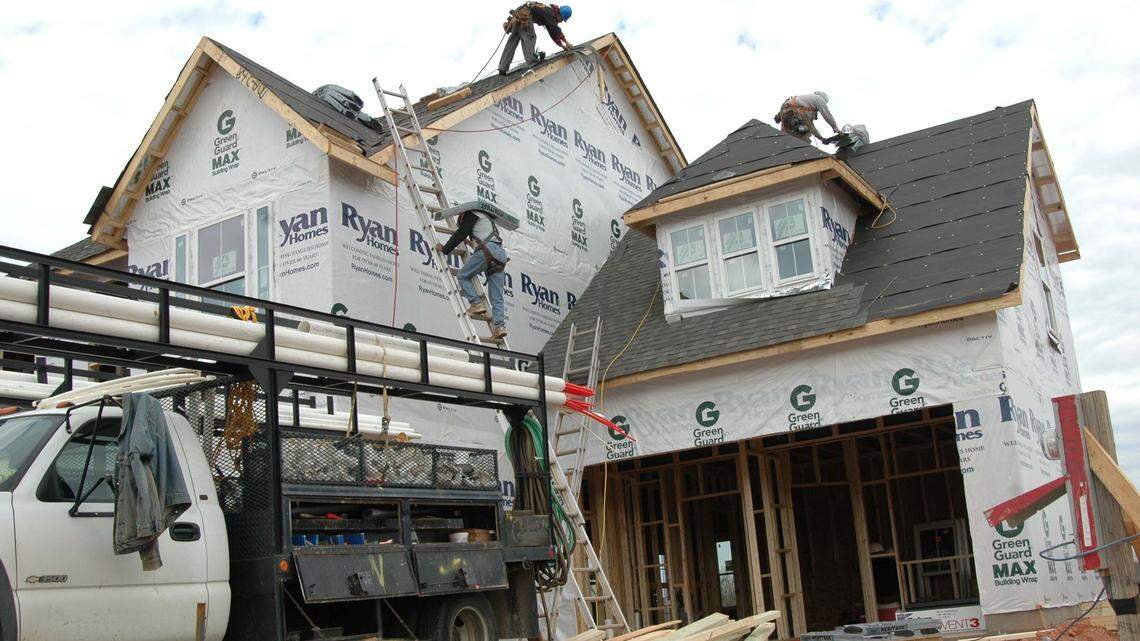 Workers construct a Ryan Homes product in Fort Mill. Preliminary plans for more single family homes, townhomes and apartments have been filed with the York County Planning Department.