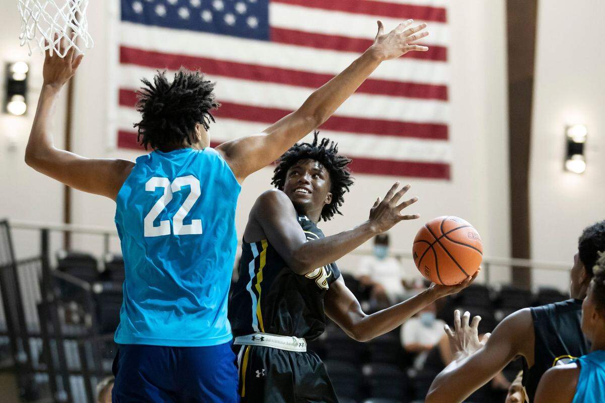 Players played without masks inside the Rock Hill Sports and Event Center on Saturday, Aug. 1.