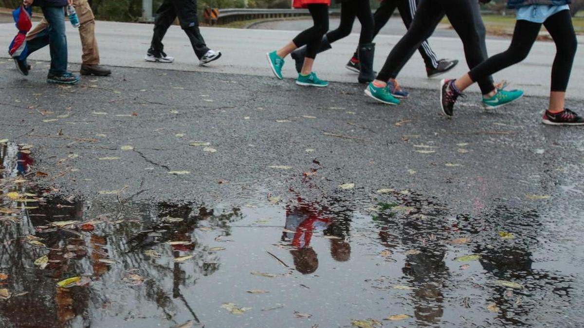 Expect weather to be rainy, chilly and windy throughout Monday and into Tuesday.