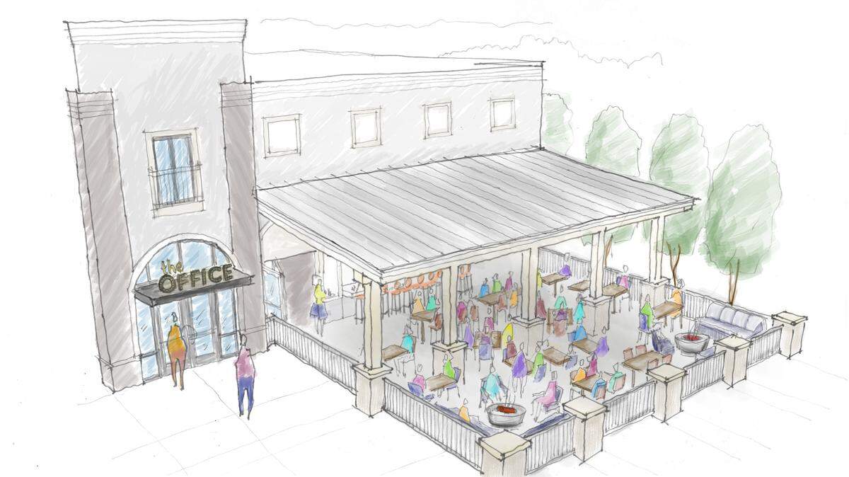 The Office will be, counting its outdoor patio, a 6,000-square-foot space in the RedStone development in Indian Land.
