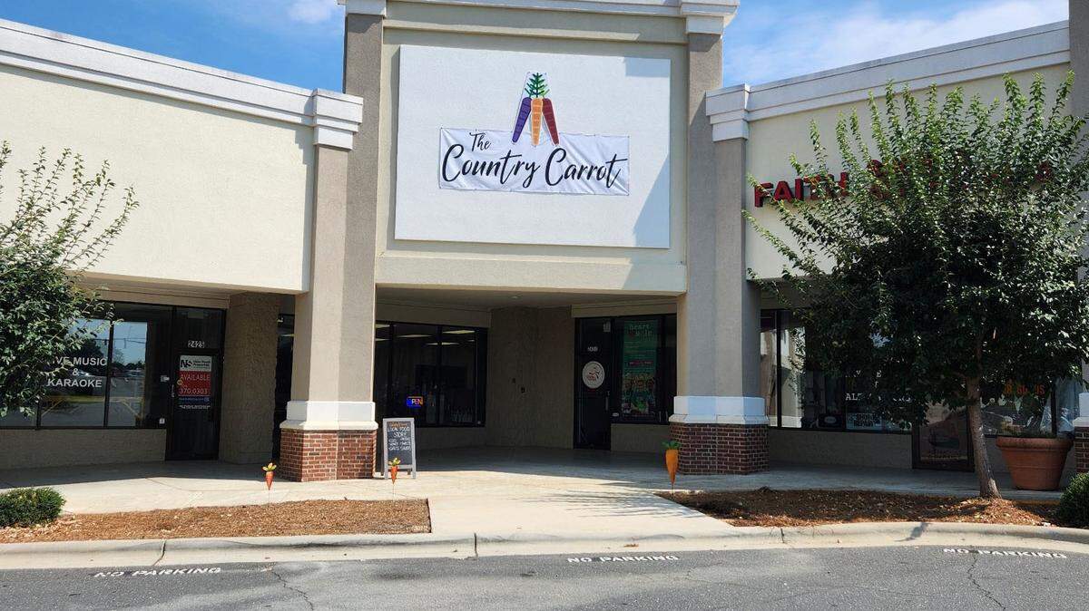 Exterior shot of County Carrot which recently relocated to 2429 Cherry Rd.