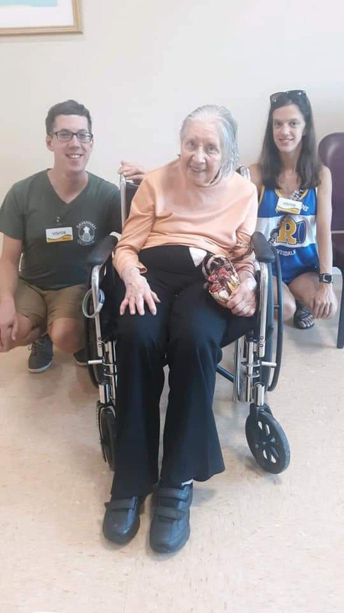 Dorothy Linnick with grandson Jeremy Linnick. 