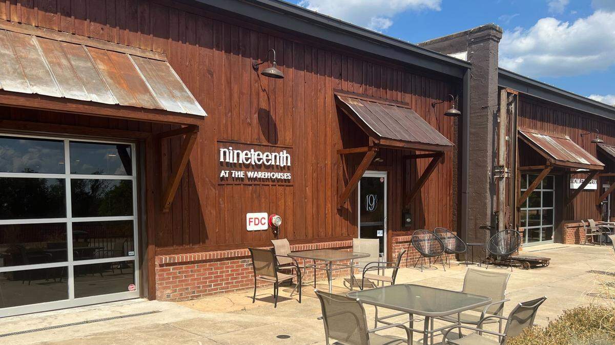 At 19th at the Warehouses in Rock Hill, you can grab a bite to eat and then play around on golf simulators.