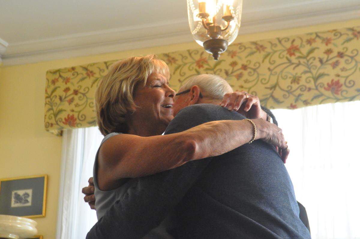 David and Tonda Shaddix renewed their wedding vows in the York house that has seen thousands of couples married.