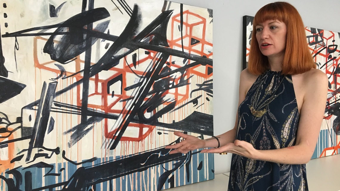 Art intimidation? Not in Fort Mill with Charlotte artist's public strokes.