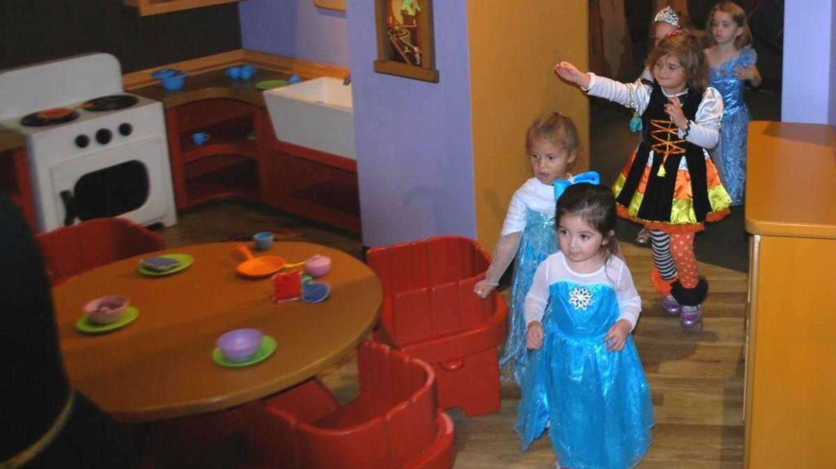 Children dressed in costume head to kitchen at last year’s Children’s Museum ‘Boo-seum’ event on East Main Street in Rock Hill.