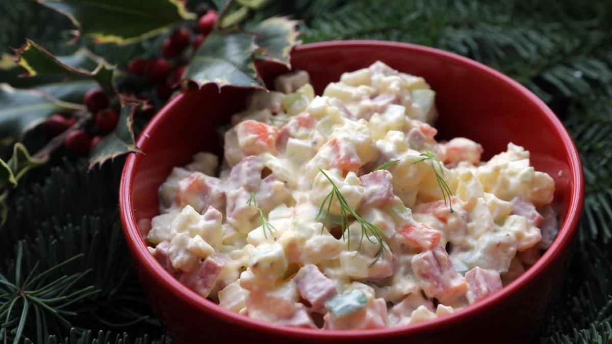 Olivye (Russian Potato Salad).