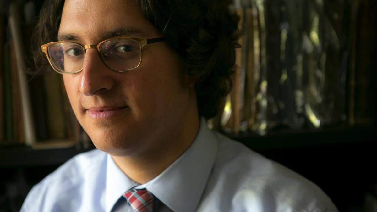 
Devin Naar taught himself to decipher Ladino using library books. 
