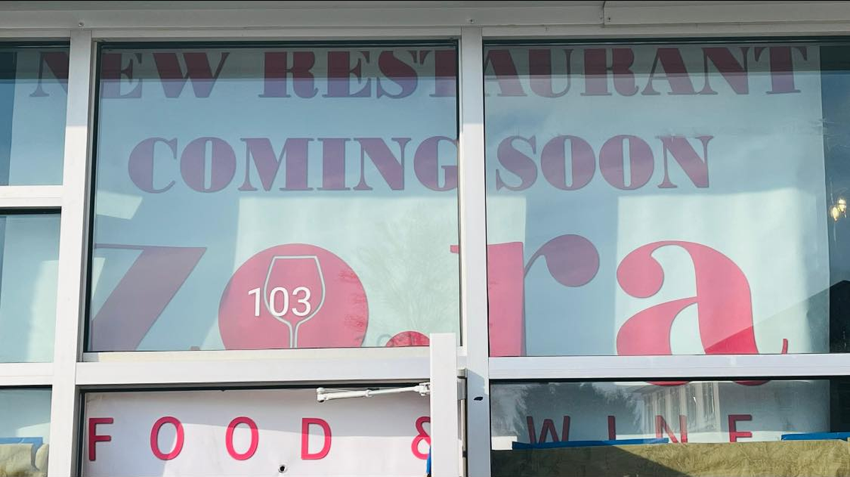 A sign is up for a new restaurant coming to Lake Wylie.