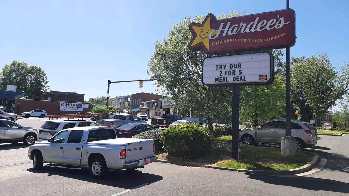 The Hardee’s near Main Street in Fort Mill closed in April 2023. The town acquired it this week and will demolish the building to make way for free parking.