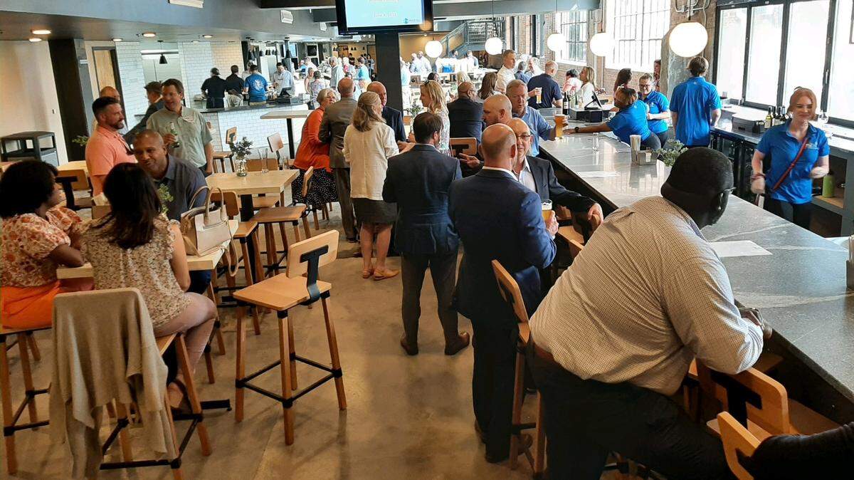 The food hall at The Power House in Rock Hill hosted its first event Tuesday.