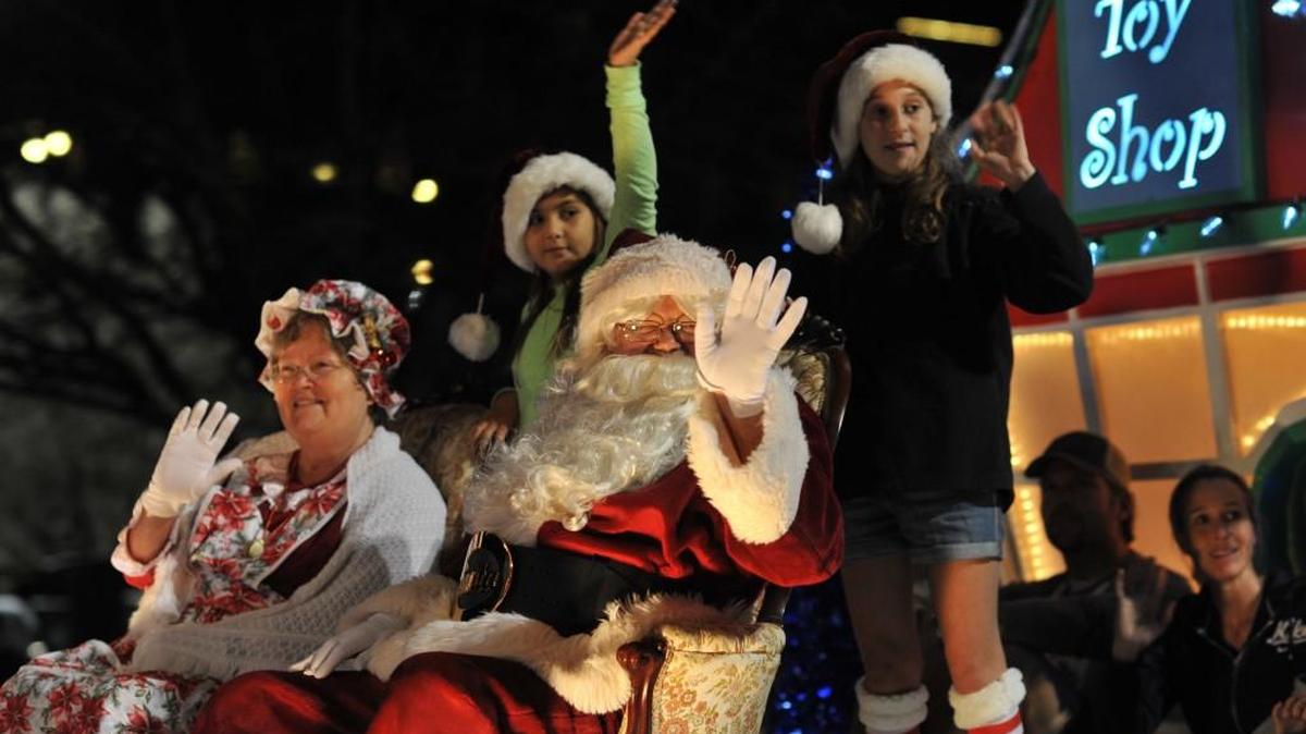 Santa and company will wrap up Rock Hill’s Christmas Parade at ChristmasVille in this file photo.