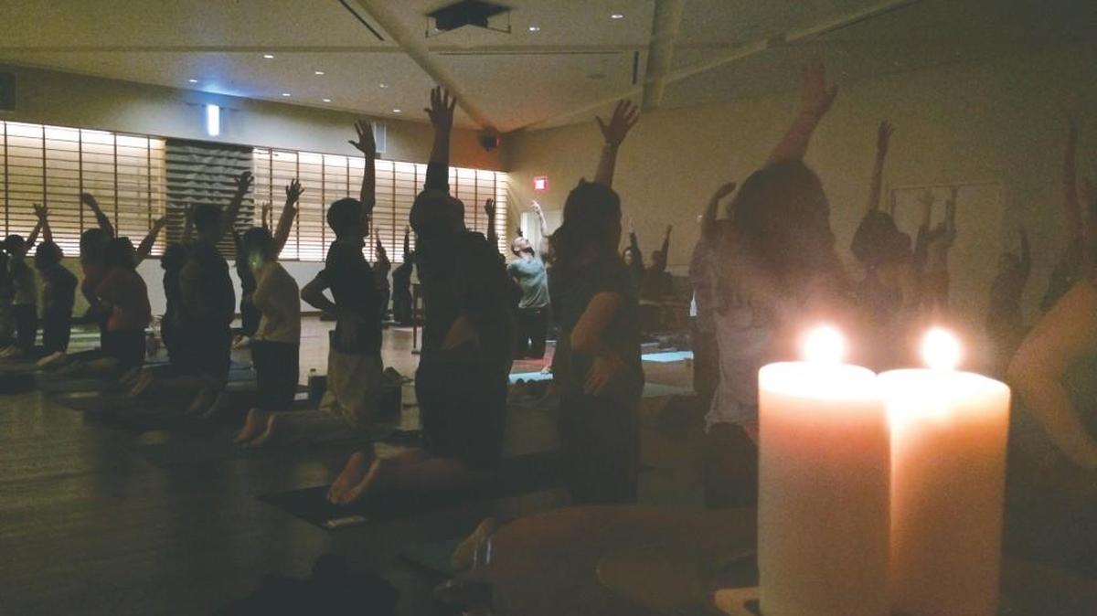 The Jewish Mindfulness Center of Washington offers yoga twice a week. Instead of using Sanskrit names for poses, instructors use Hebrew.