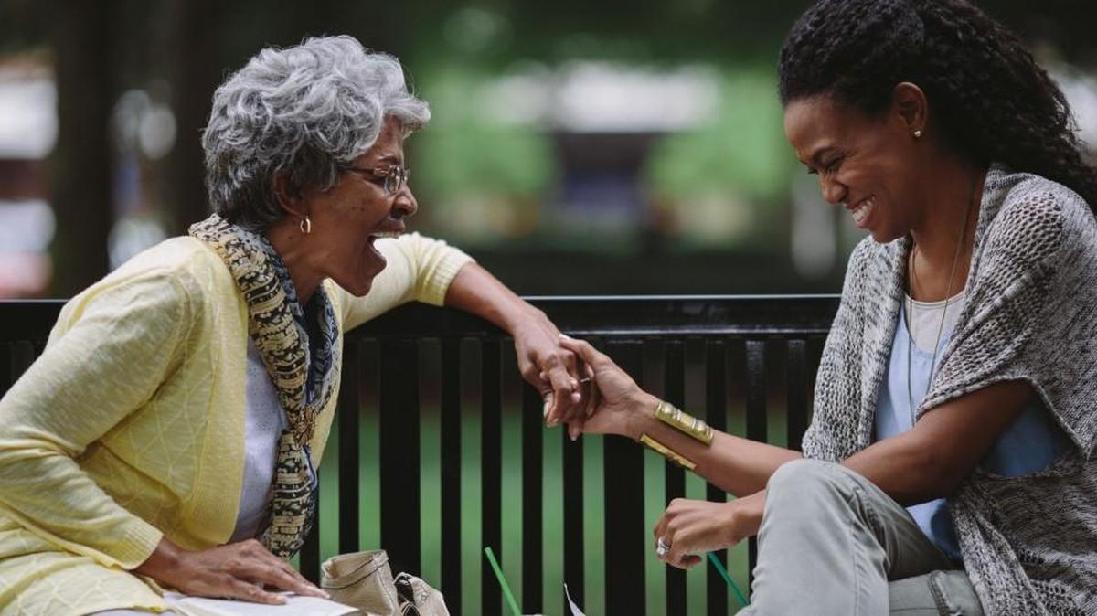 
Karen Abercrombie and Priscilla Shirer star in the faith-based marital melodrama “War Room.”
