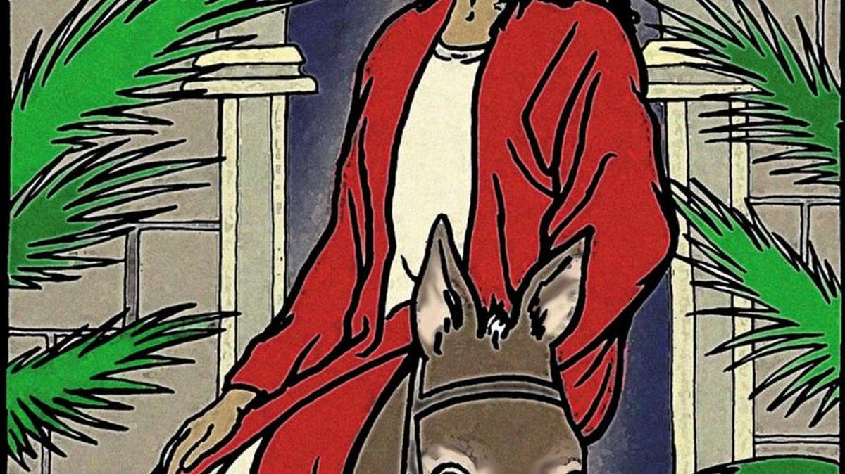 Christians celebrate Palm Sunday with palm processionals Sunday.