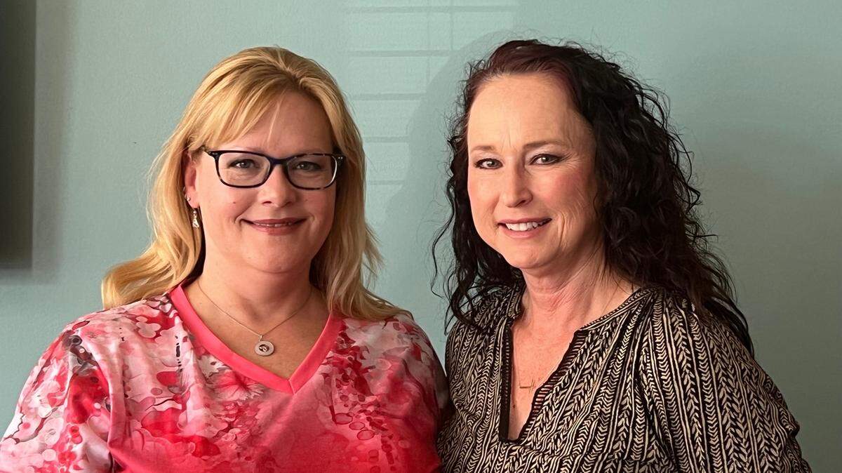 Senior Helping Seniors Rock Hill agency director and owner Tisa Mulls (right) and caregiver Marjorie Burdette.