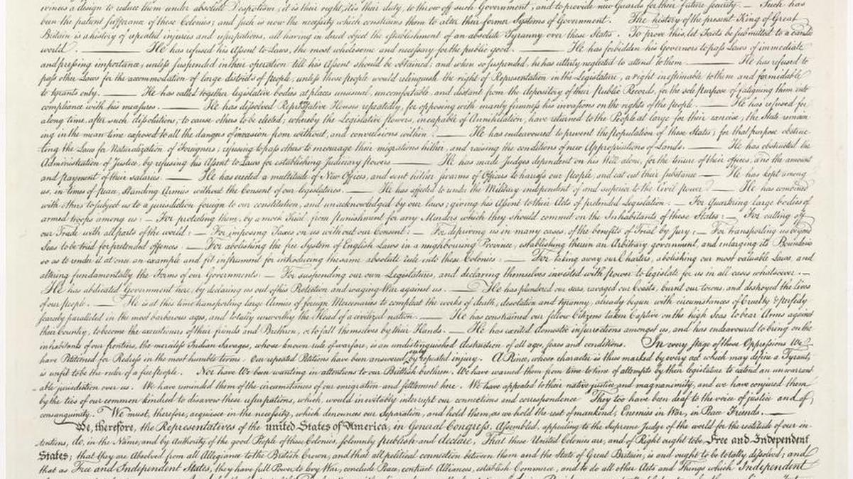 The centuries-old Declaration of Independence, which is housed in the National Archives in Washington, reverberated differently with varying tourists interviewed June 27, 2016. Some traveled hundreds of miles to see the document. For some, it was a humbling experience; for others, it was a reminder of how far the United States has come in terms of equality – and how far it still has to go.