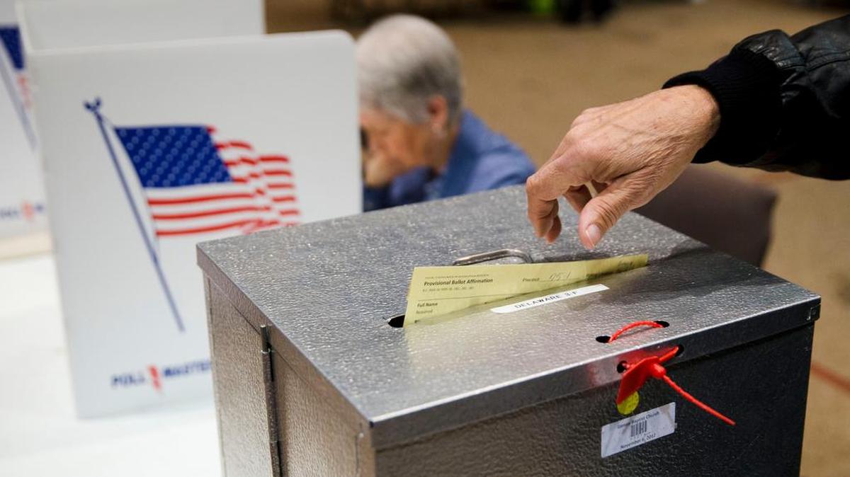 A clear divide remains between Democrats and Republicans on the prevalence of in-person voting fraud.