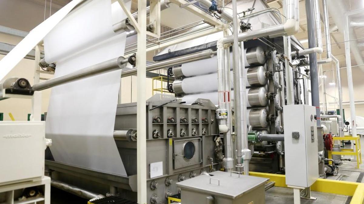 Standard Textile has spent $40 million renovating manufacturing plants in Thomaston, Ga., and Union, S.C. (pictured here), where the company will produce 7.5 million towels for Marriott International.