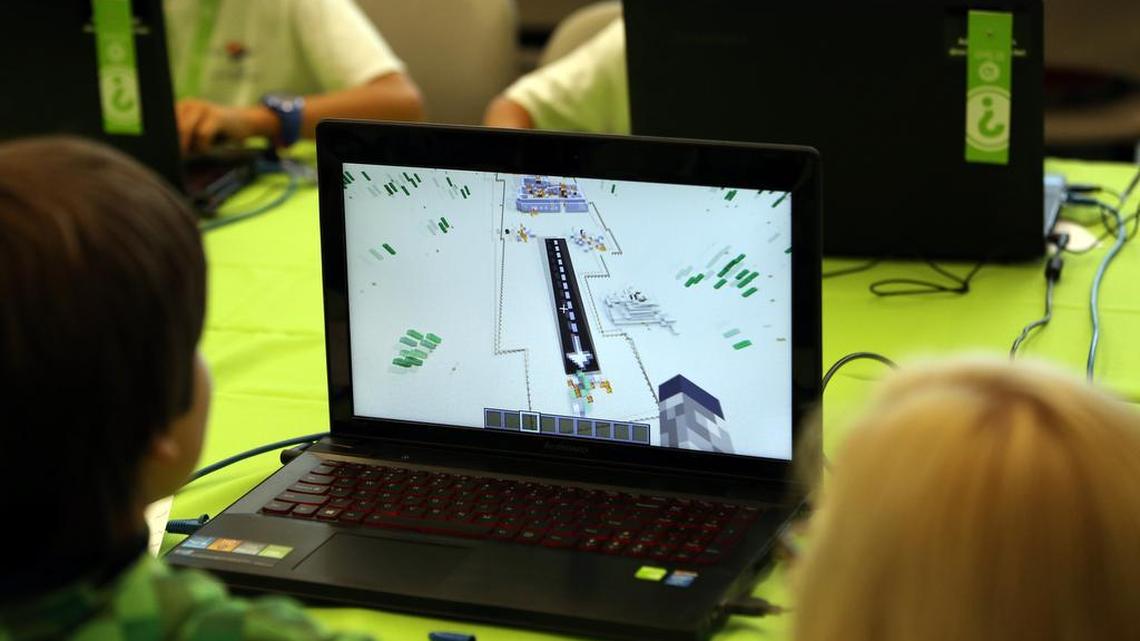 
Campers age 7-17 learn about STEM concepts through designing and playing games like Minecraft at iD Tech Camp at the University of Miami. 
