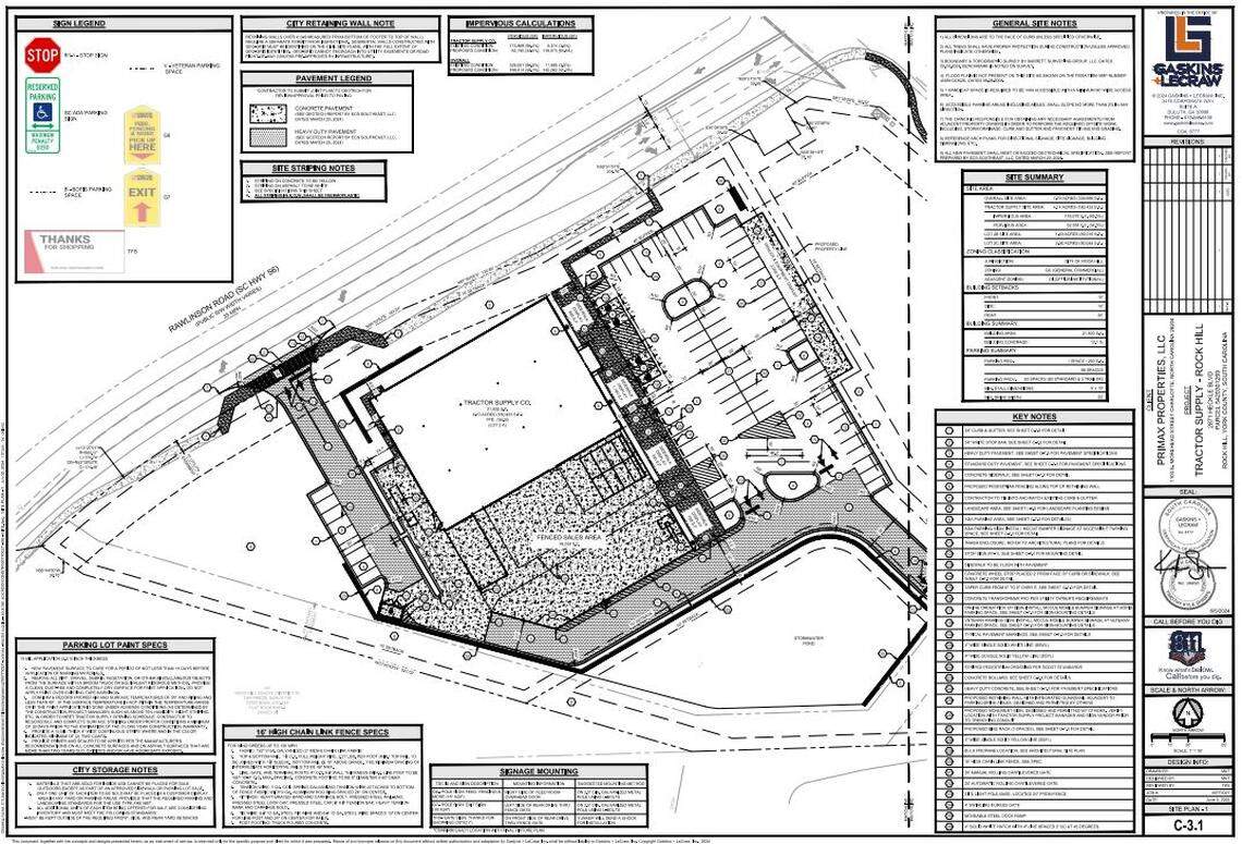 A new Tractor Supply Co. store is proposed for the Newport area of Rock Hill.