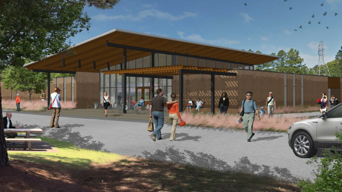 
A rendering of the new S.C. Welcome Center expected to open on Interstate 77 in Fort Mill in summer 2016.
