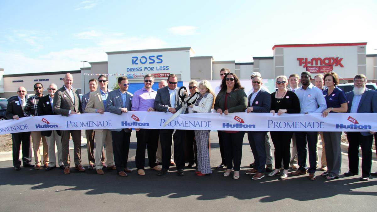 In this 2018 file photo, project leaders celebrated the grand opening Oct. 16 of Promenade at Carolina Reserve in Indian Land.