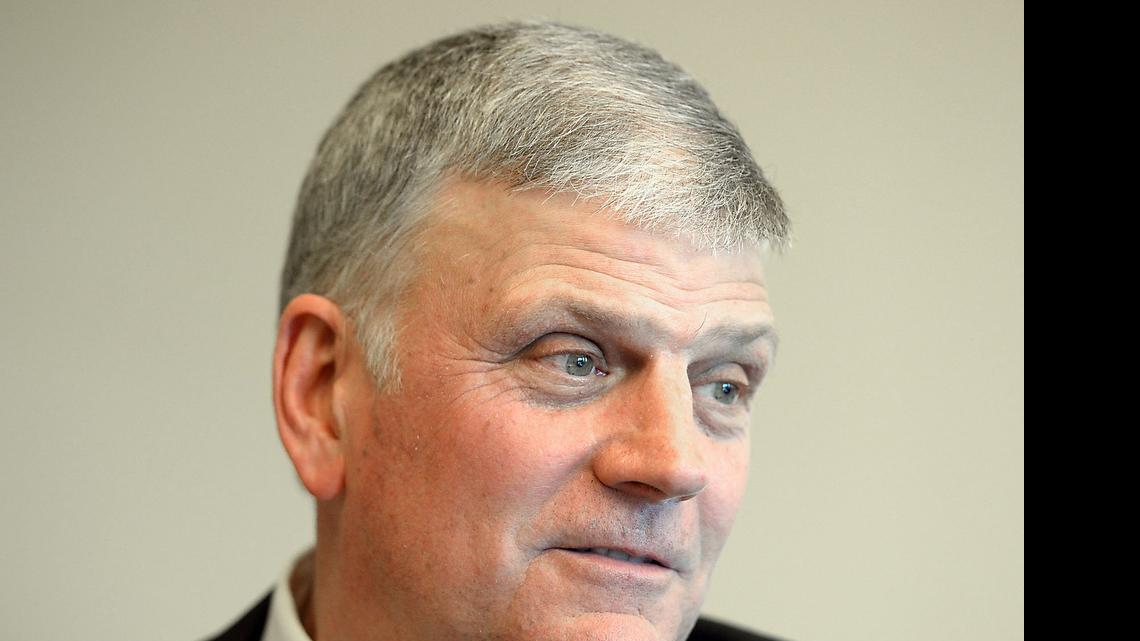 
Franklin Graham, shown here in 2014, is calling on Christians to boycott gay-friendly corporations.
