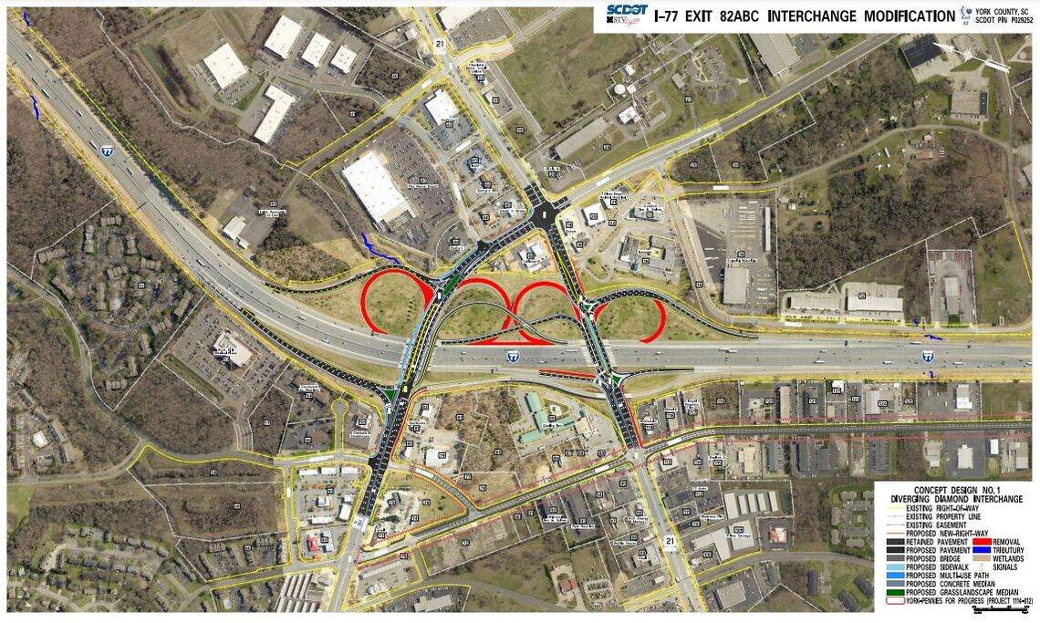 Rock Hill SC I-77 Cherry, Celanese exit set for changes | Rock Hill Herald