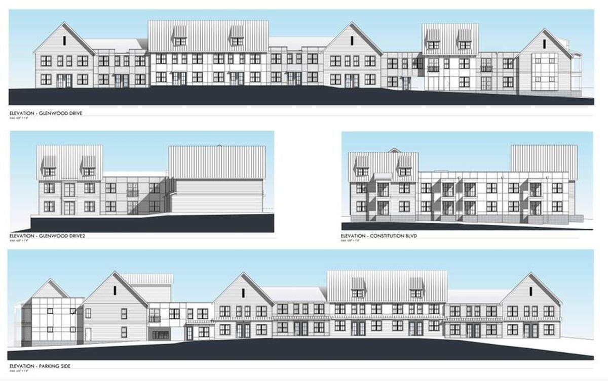New market rate apartments in Rock Hill would add to a residential area off Glenwood Drive.