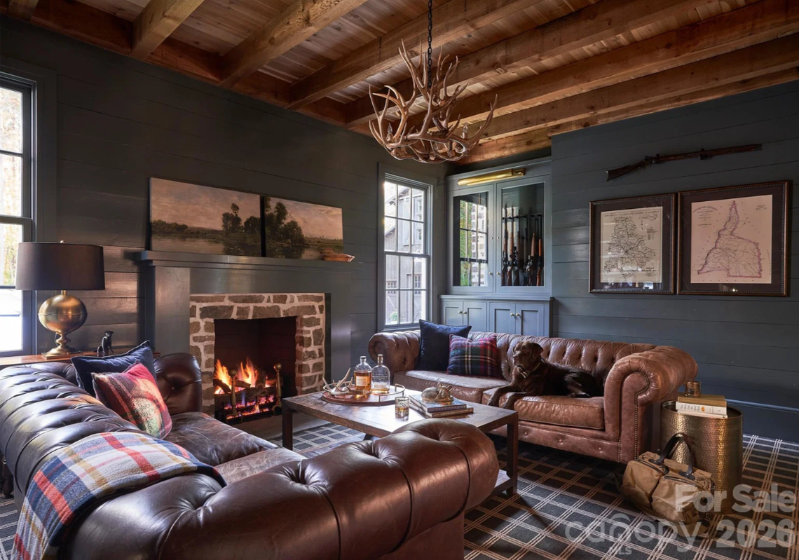 Large open spaces are included in the New Gray Rock Road home in Fort Mill listed at $4.5 million. The property is under contract.