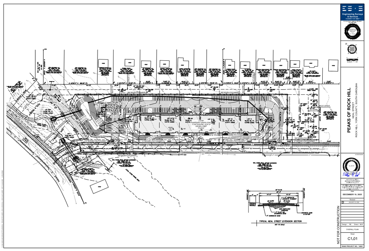 New senior apartments are planned in the Cherry Road area, near Walmart Neighborhood Market.