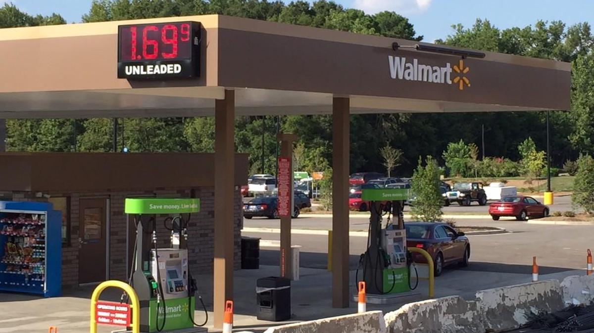 
Unleaded gas was selling for $1.69 a gallon Friday afternoon at the Walmart neighborhood market on Cherry Road in Rock Hill.

