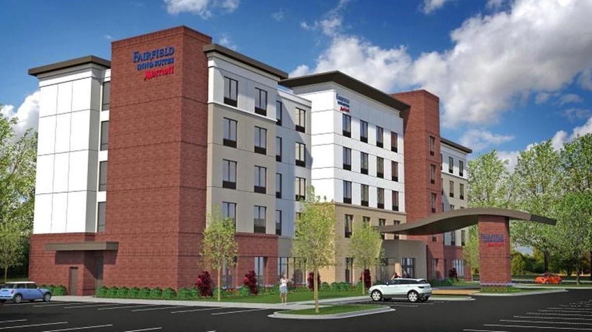 
Rendering of a 5-floor, 108-room Fairfield Inn planned for near the Galleria.
