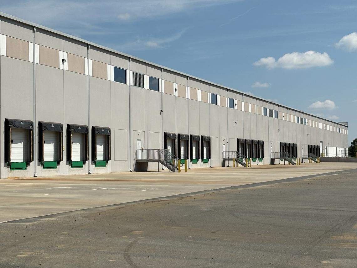 A massive Springhill Farm Road building in Fort Mill is part of a potential economic incentive deal under consideration in York County.