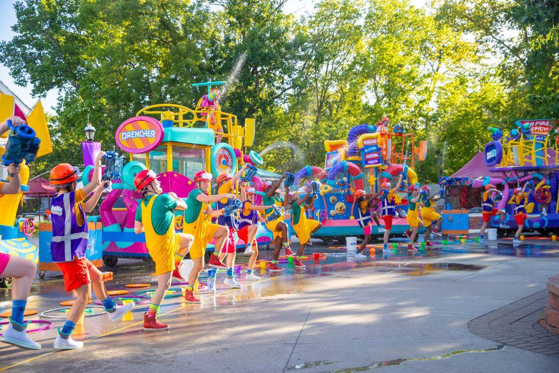 The summer lineup at Carowinds will feature a new parade where guests can get wet to cool off.
