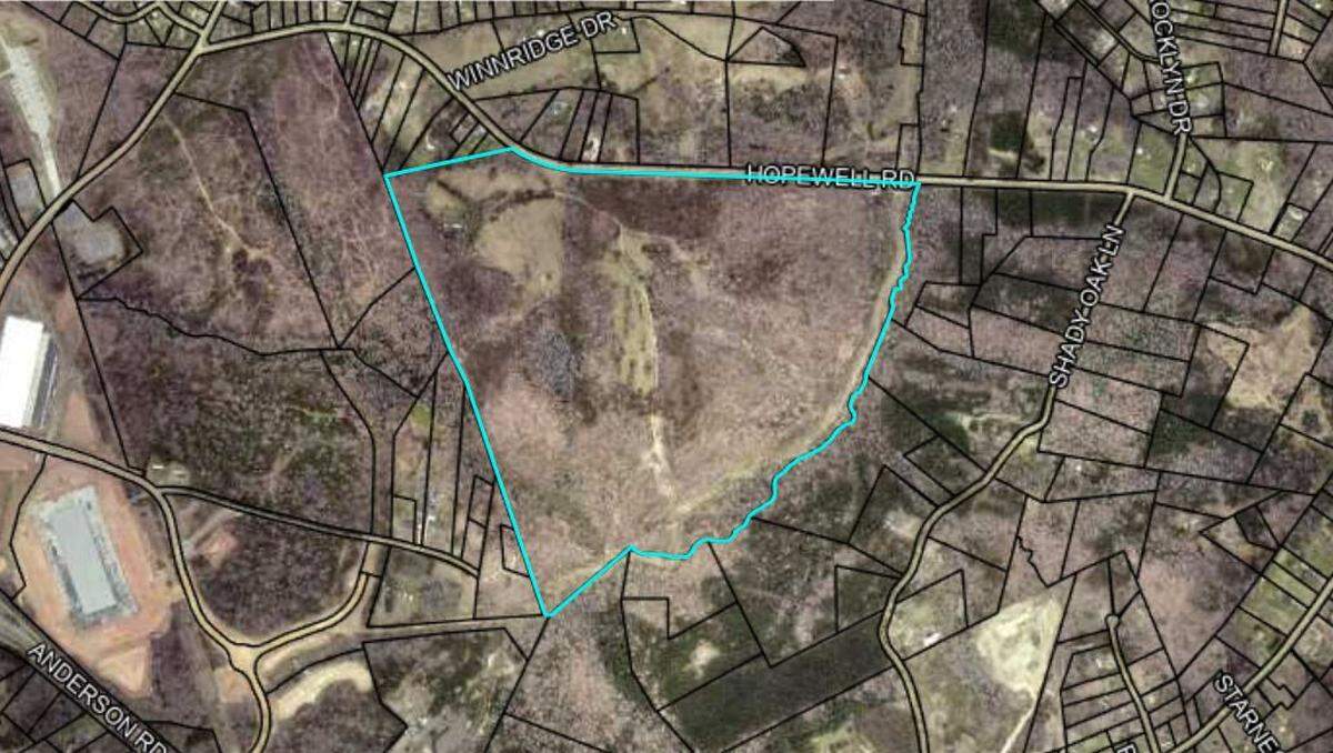 A large property south of Hopewell Road in Rock Hill is up for rezoning to allow a new industrial park, but neighbors aren’t happy with the proposed change.
