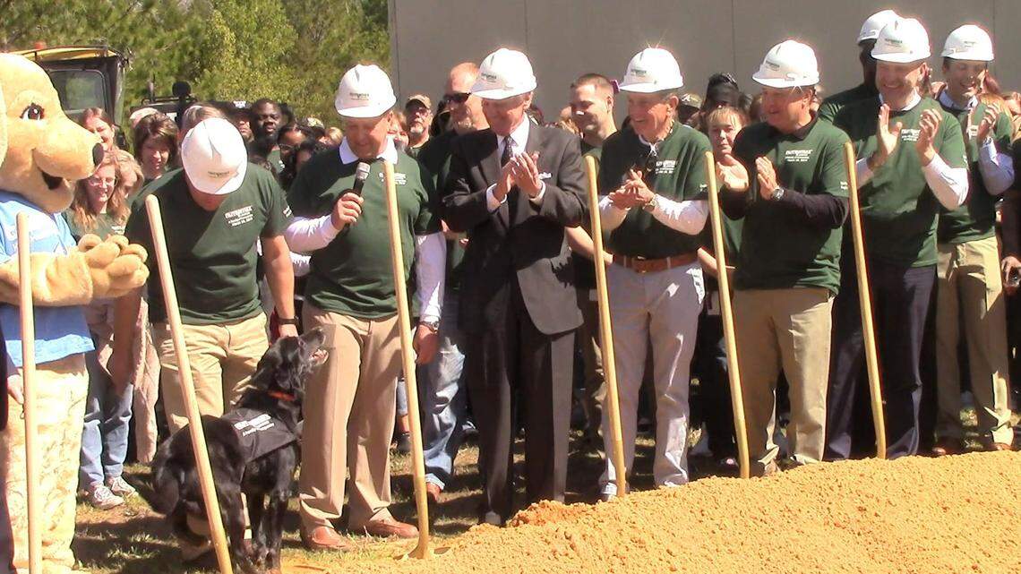 Nutramax moved from Maryland to Lancaster County and has expanded several times. Shown here is the 2019 groundbreaking.