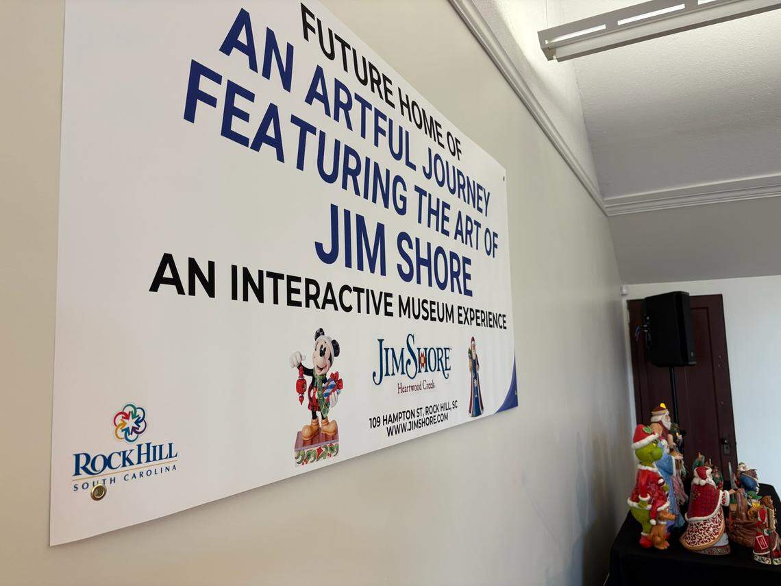York County native and resident Jim Shore will open a new museum and gift shop next year in downtown Rock Hill.