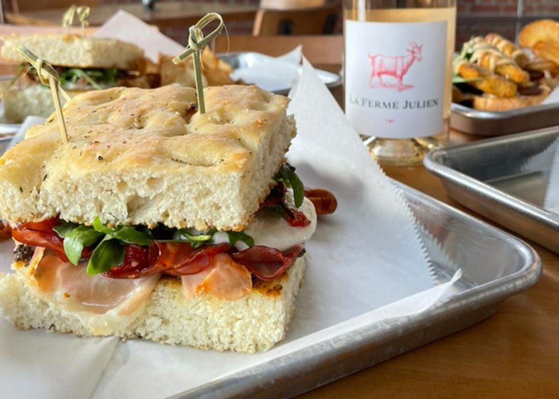The Pour Market has sandwiches, brats, grab-and-go meals and market fare along with craft beer and wine.