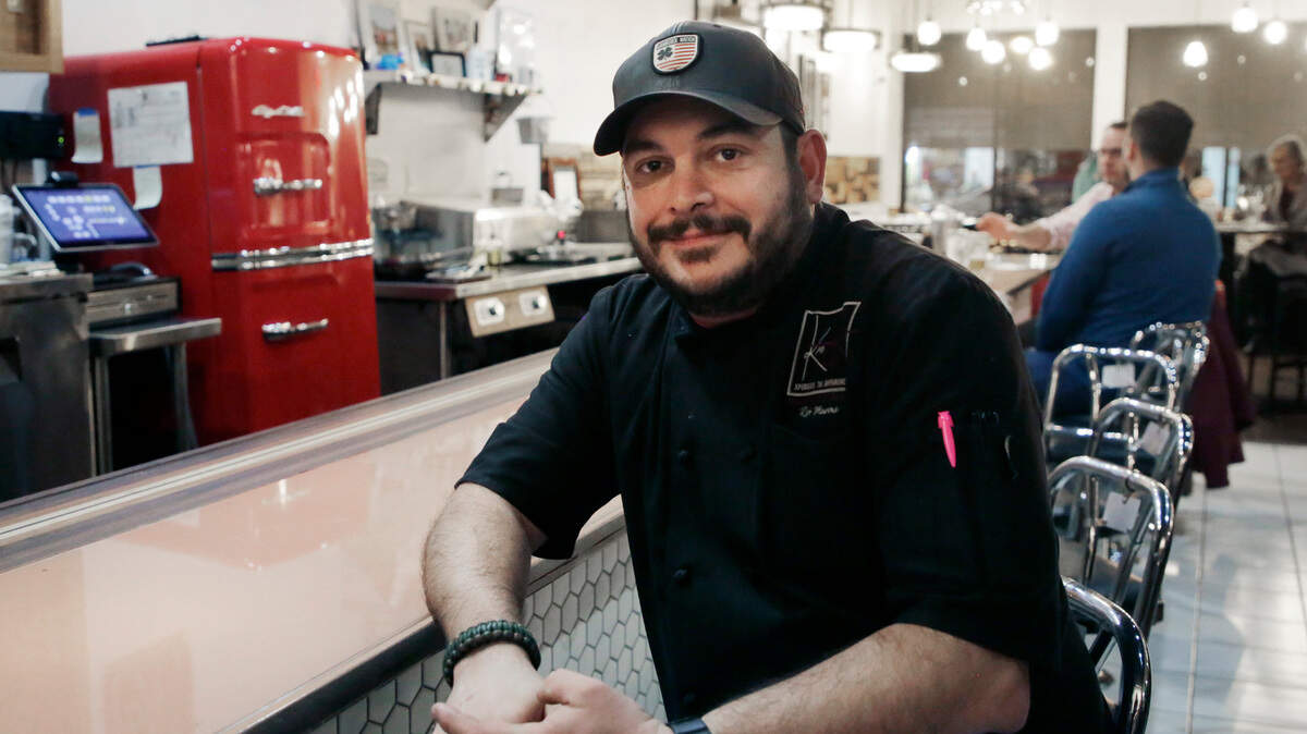 Chef Rob Masone at his restaurant, Kounter on Main Street in Rock Hill.