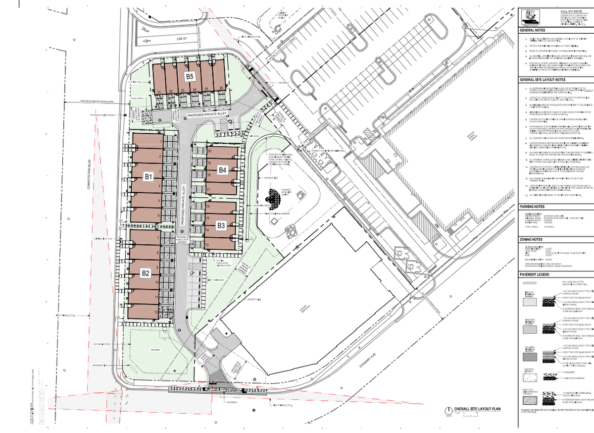 The first phase of new townhomes near Bleachery Fieldhouse in Rock Hill will add a dog park downtown.