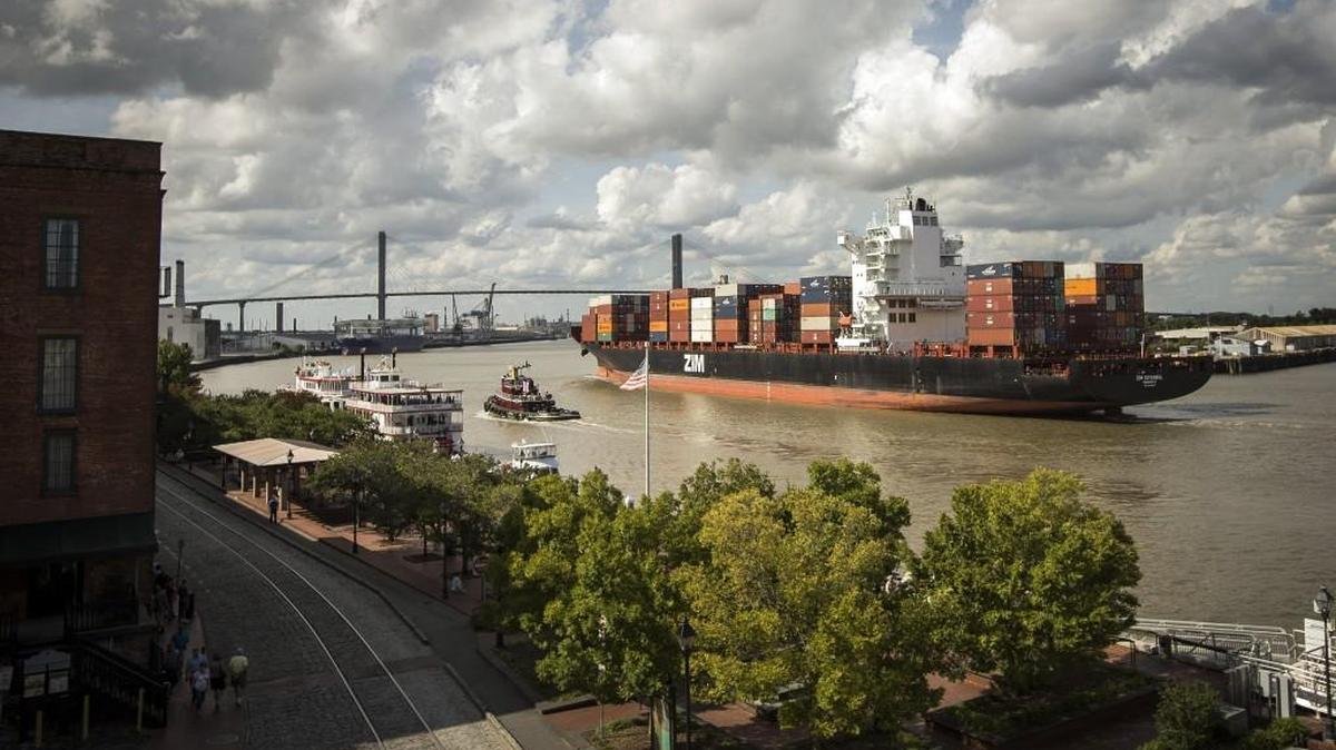 Gov. Nikki Haley says she would like a $4.5 billion container terminal that South Carolina and Georgia are building on the Savannah River finished yesterday.