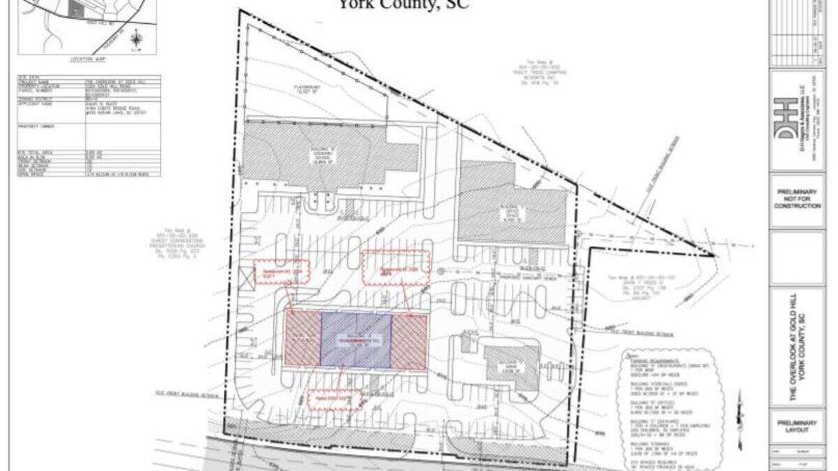 A plan in to York County would add restaurants, retail and more on Gold Hill Road.