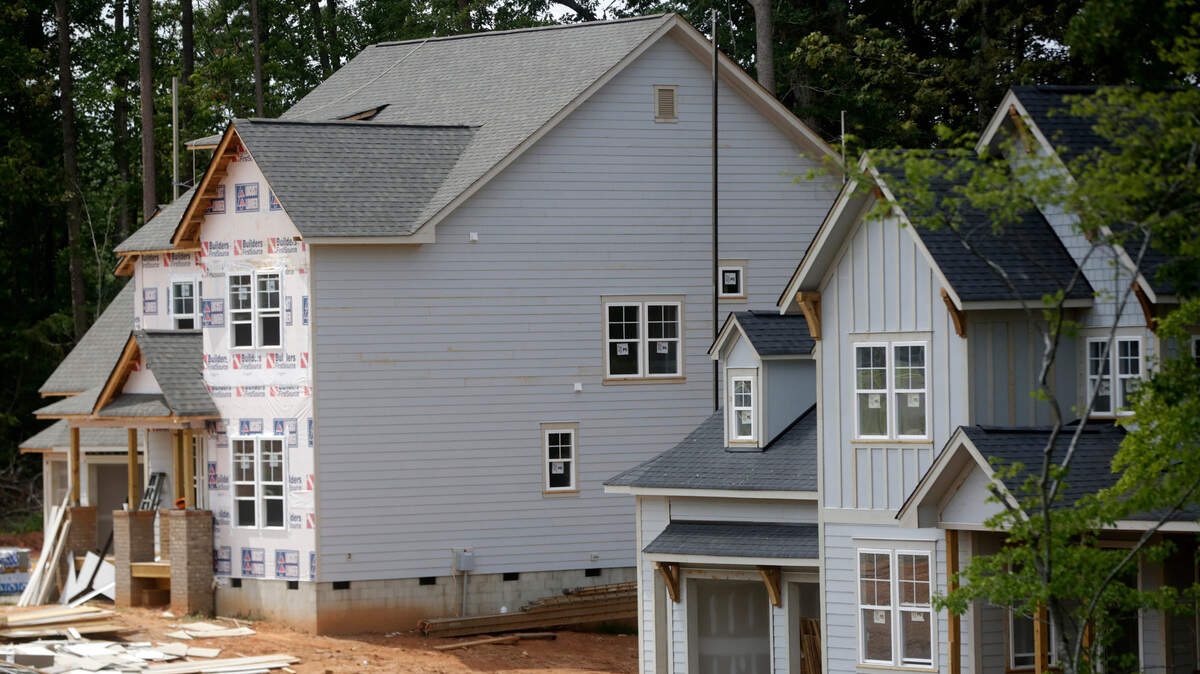 Homes in the Nims Village subdivision are under construction in Fort Mill.