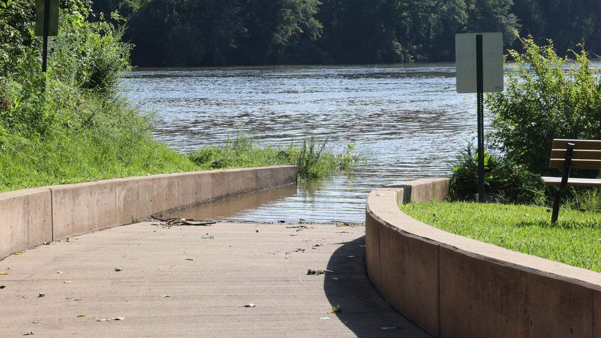 Water from the Catawba River is up after Tropical Storm Debby dumped inches of rain on the area.